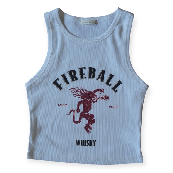 Red Hot Ribbed Tank - Picture 1 of 1